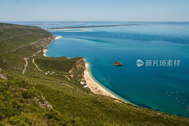 Serra da的旅游Arrábida在葡萄牙